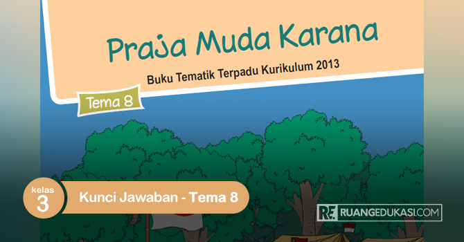 Kunci Jawaban Buku Tematik Kelas 3 Tema 8 Praja Muda Karana