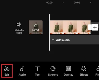 open edit menu