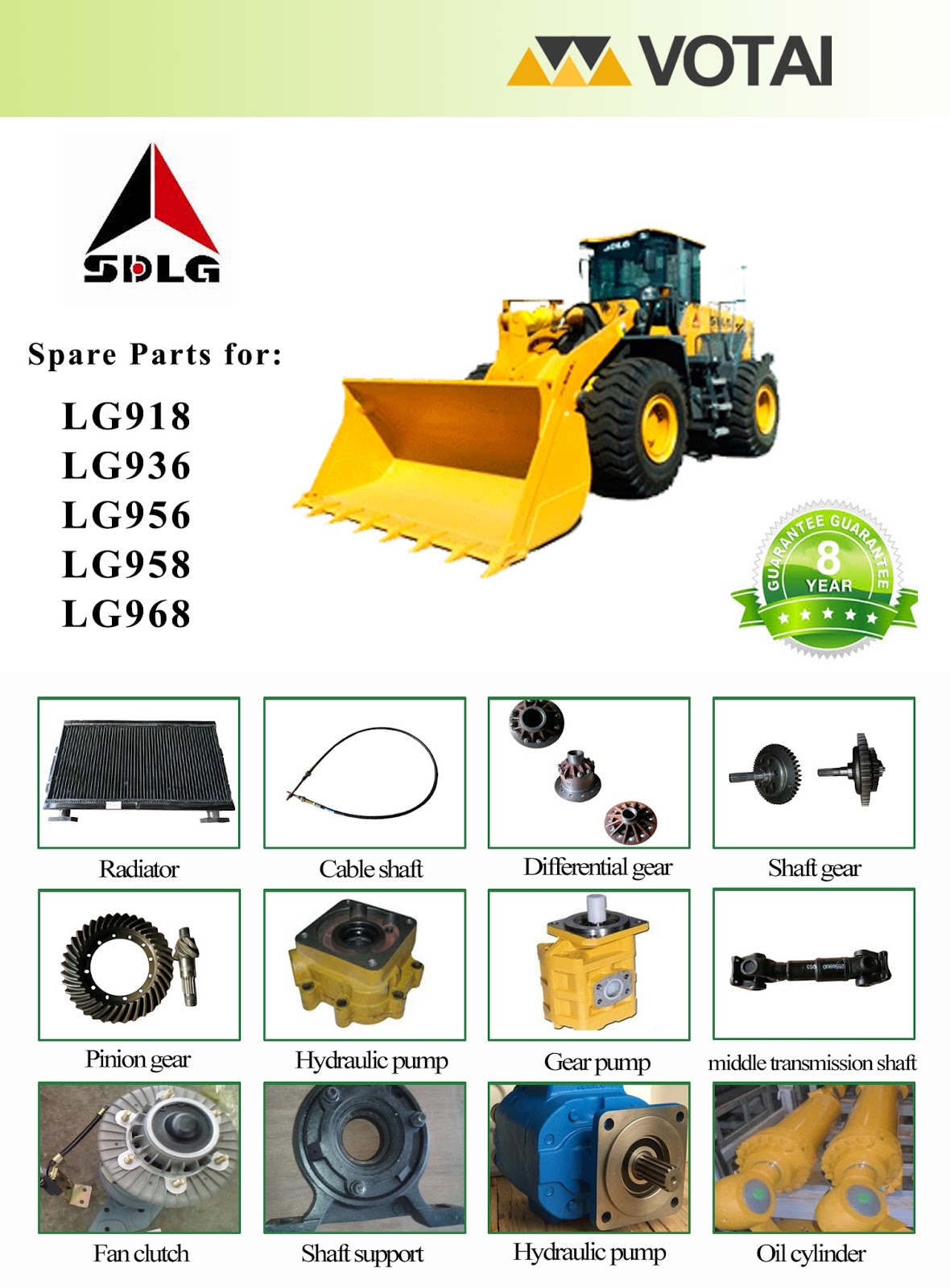 SDLG LG936 Catalog- Supplier of Spare parts for SDLG LG936 in China ...