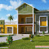 2 Story Sloping Roof House - 1700 sq. ft.