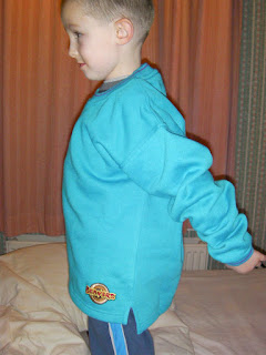 beaver scout uniform sweatshirt in turquoise