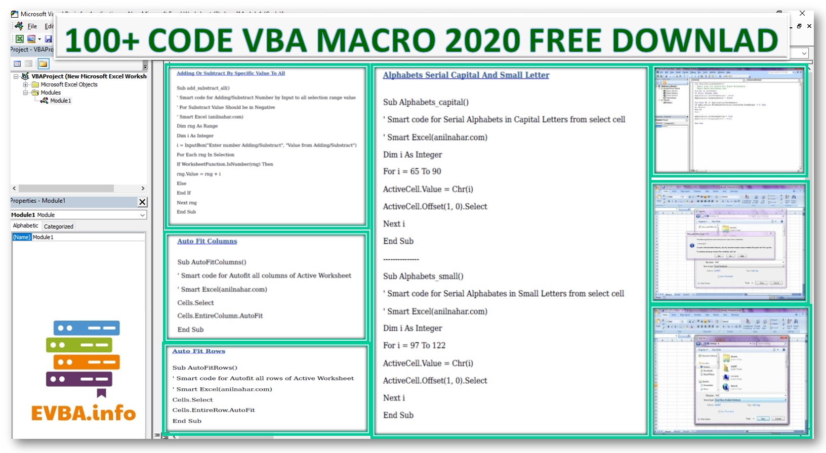 100+ Powerful Excel VBA Code Free Download PDF - KING OF EXCEL