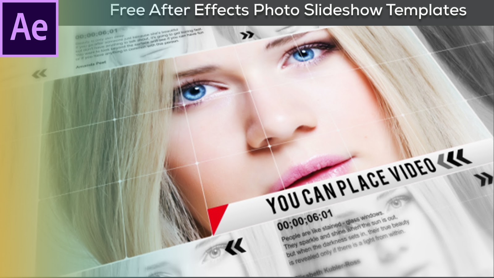 photo presentation template after effects