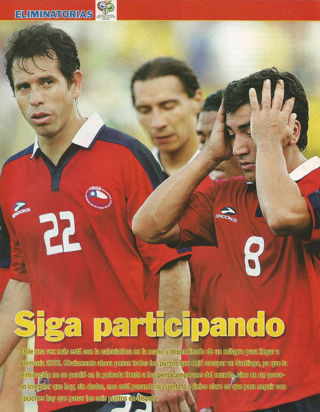 Partidos de la Roja [04/09/2005] BrasilChile 50