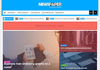 Newspaper Theme For Blogger Free Download