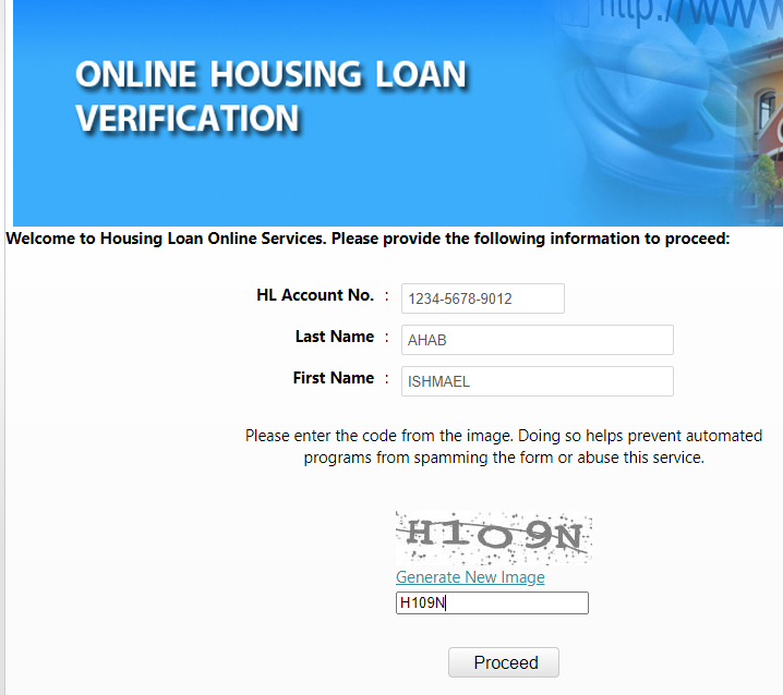 The Pinoy Informer How to Check Your Payment with the PagIBIG Online Housing Loan Verification