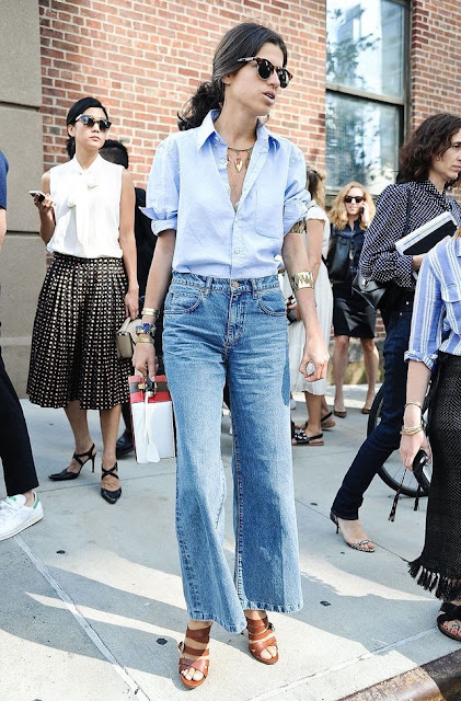 WHISPER blog: CROPPED FLARE JEANS #cropped #flare #denim #jeans #estilo #style #leandramedine #manrepeller