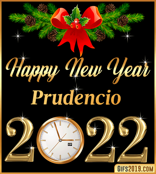 Gif Happy New Year 2022 Prudencio