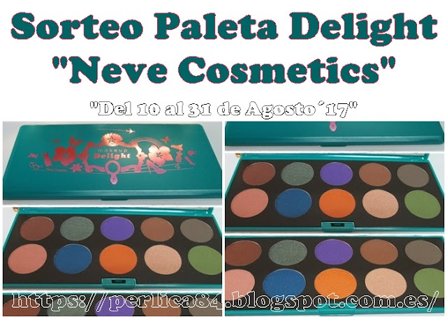 Sorteo Paleta Delight de "Neve Cosmetics"