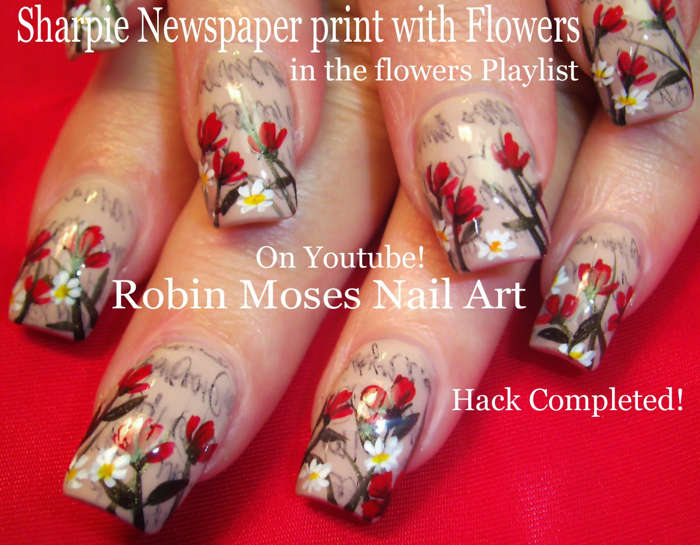 2. Simple Floral Nail Art Tutorial - wide 3