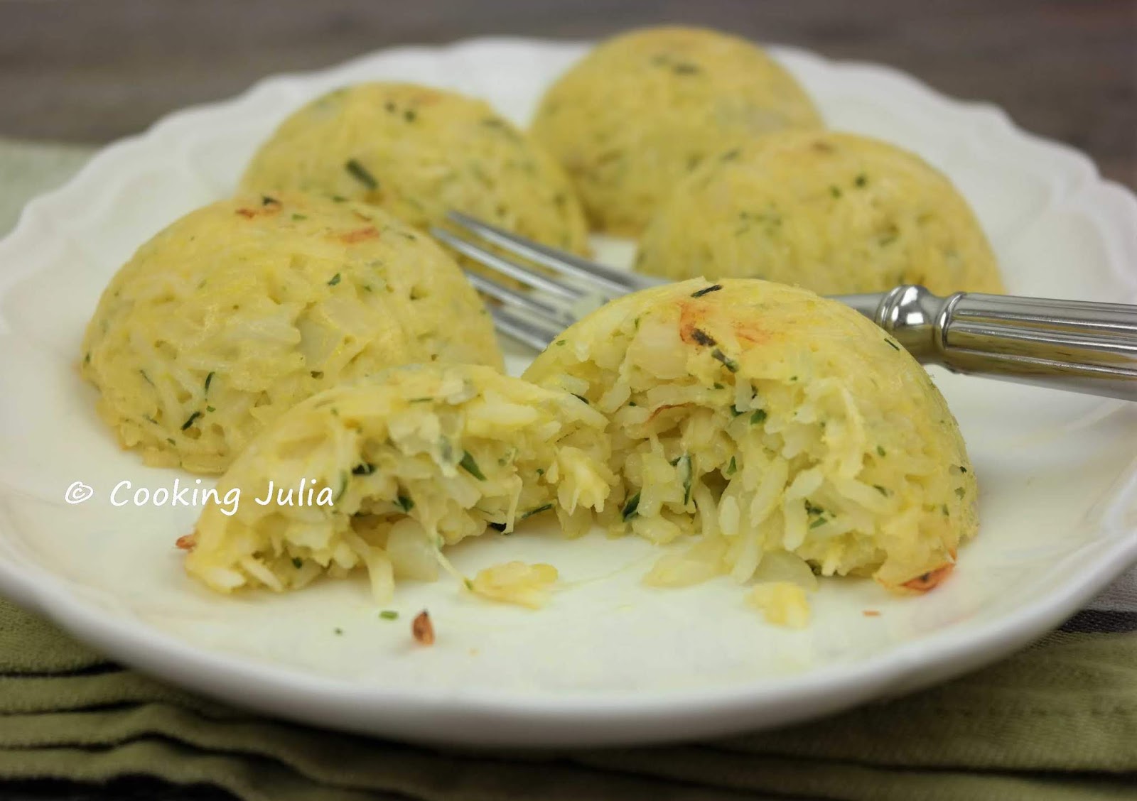 COOKING JULIA TIMBALES DE RIZ