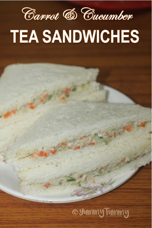 CARROT & CUCUMBER TEA SANDWICH RECIPE - The Best Recipes