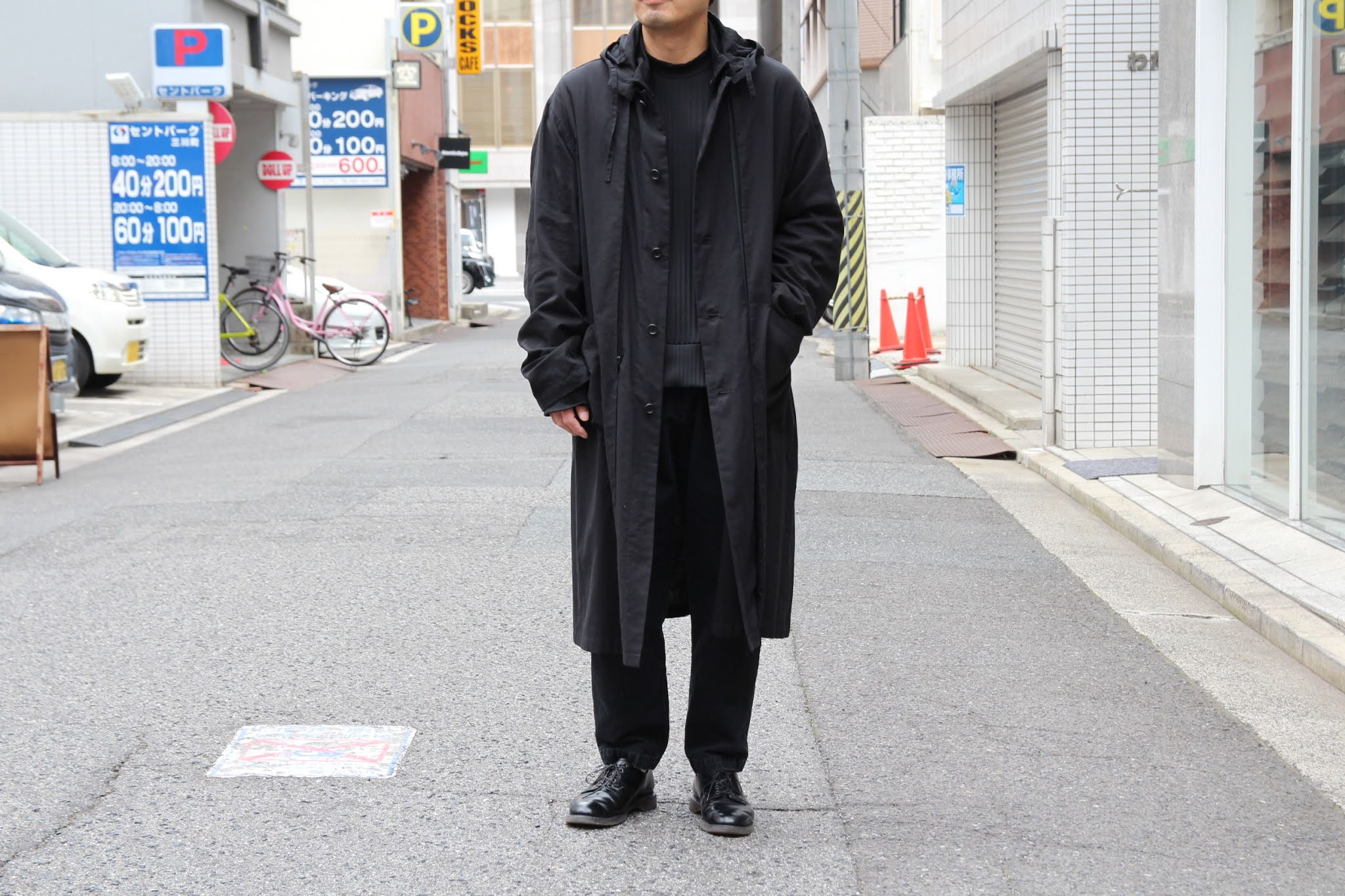 stein / シュタイン 「OVERSIZED LAYERED HOODED COAT」 - input staff