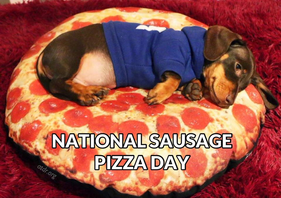 National Sausage Pizza Day Wishes Images download