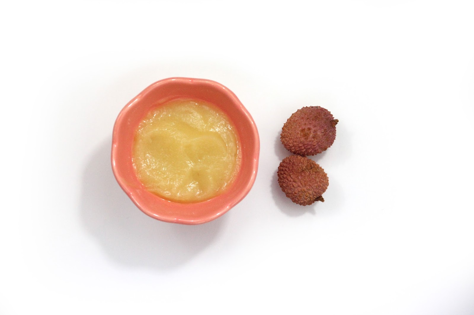 Compote de litchi La Cuisine d'Achille, recettes pour bébés