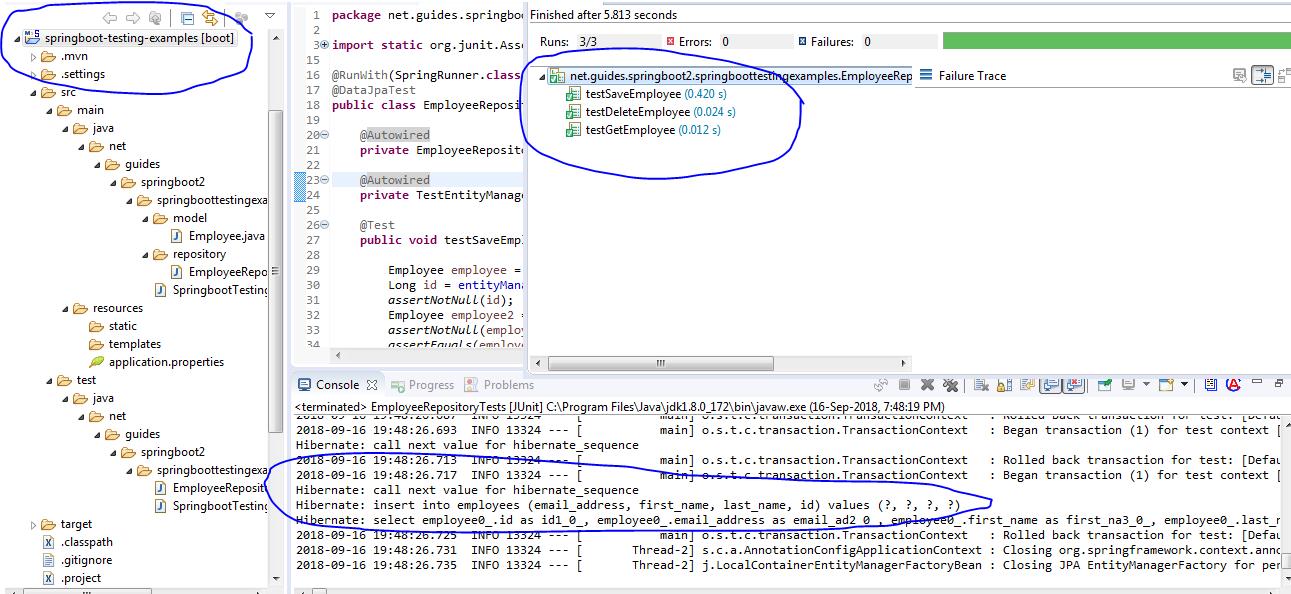 Spring Data JPA Repository Testing using Spring Boot @DataJpaTest