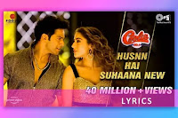 हुस्न है सुहाना, Husnn Hai Suhaana New Bollywood Song Lyrics and Translation from the latest movie Coolie No.1