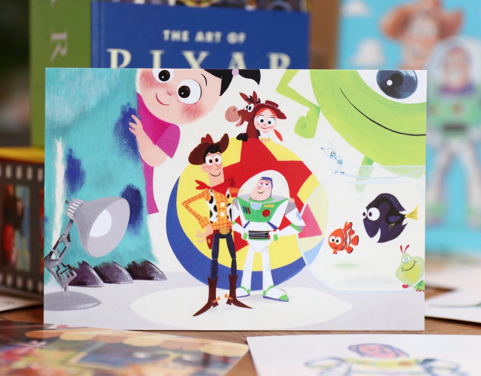 Dan The Pixar Fan Pixar Pals Postcard From The Art Of Pixar 100 Collectible Postcards Set