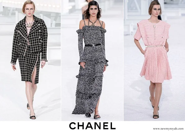 Charlotte Casiraghi wore outfits from Chanel Spring-Summer 2021 Ready-to-Wear collection