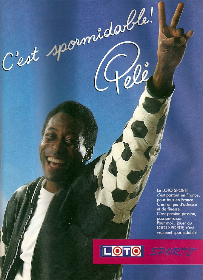 PUB. Loto Sportif. Pelé.