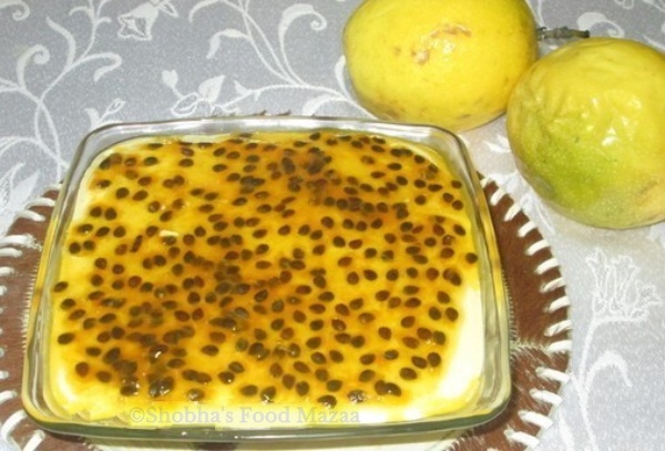 Shobha&amp;#39;s Food Mazaa: MOUSSE DE MARACUJA ( Eggless Passion Fruit Mousse)