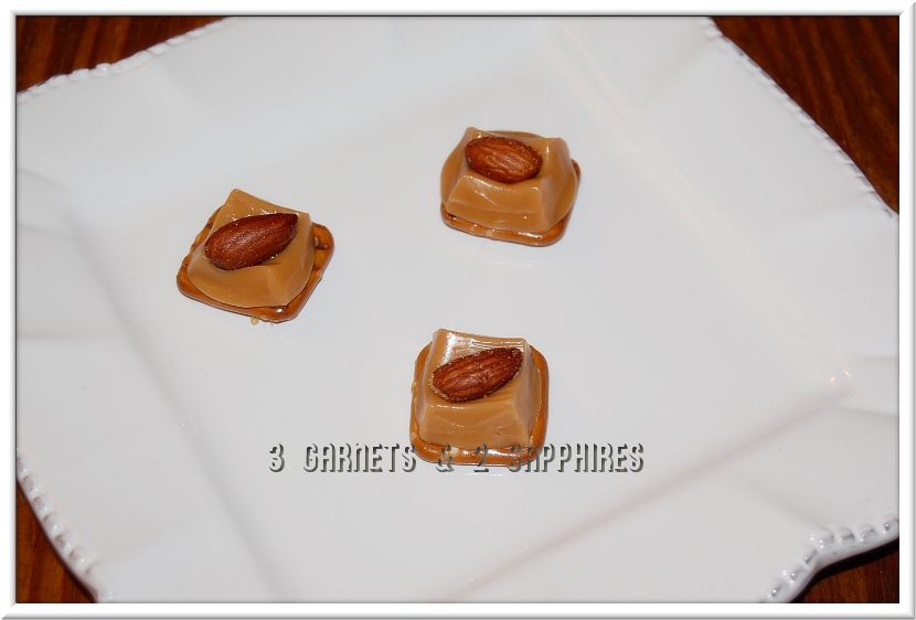 3 & 2 Sapphires Easy Recipe Sea Salt Almond Caramel Pretzel Bites