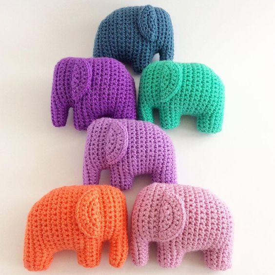 elefante nina amigurumi receita