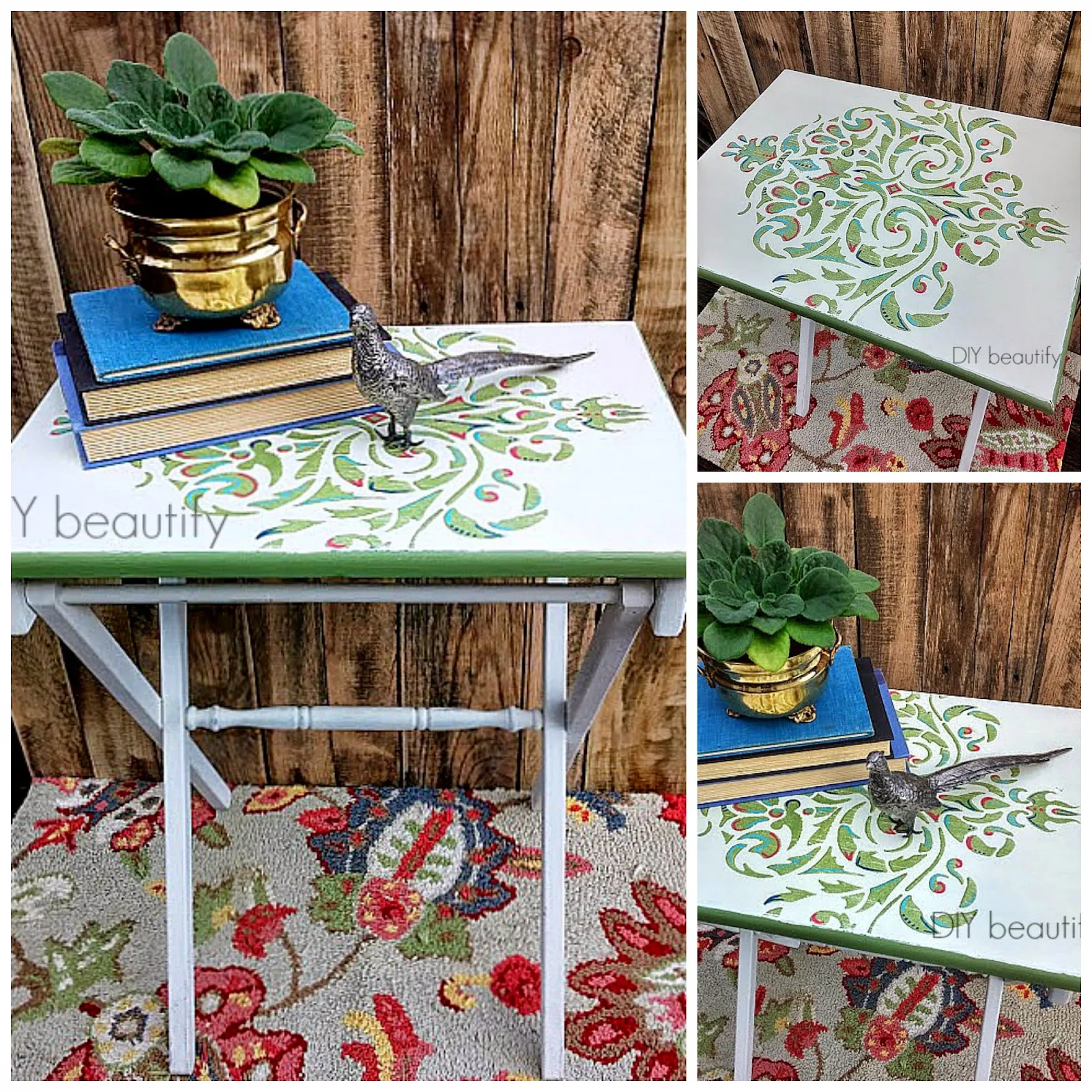 How to Stencil a Table Top DIY Beautify Creating Beauty at Home