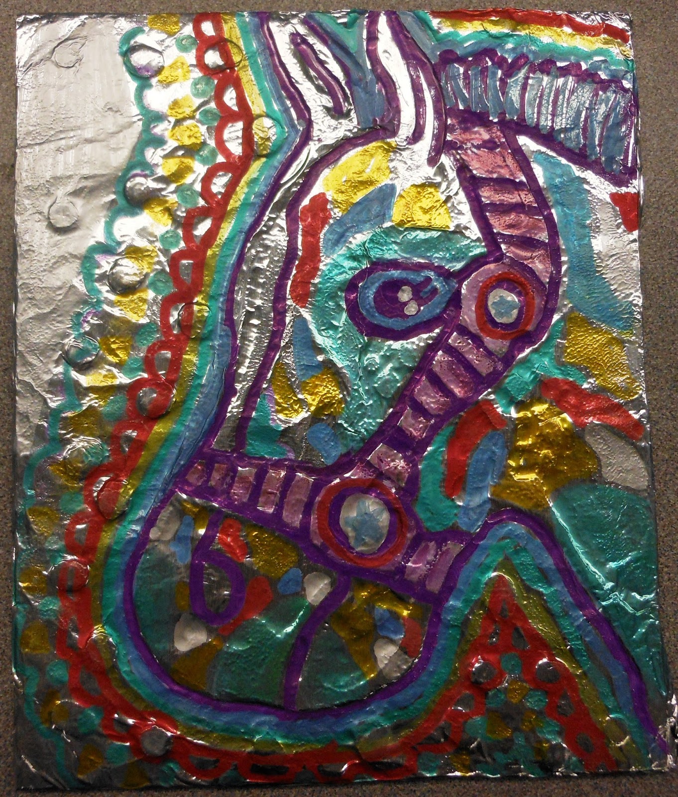 TO ART! PRINTMAKING WITH GLUE AND CARDBOARD!