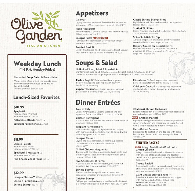 GREAT EATS HAWAII LOW CARB OLIVE GARDEN