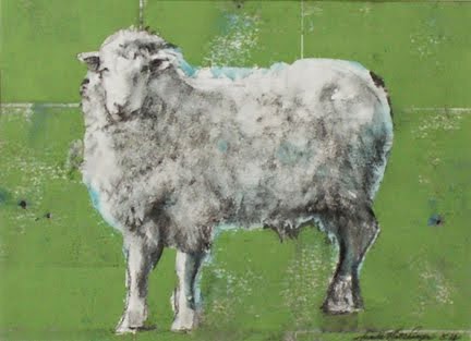 Sheep (on Green Ground)