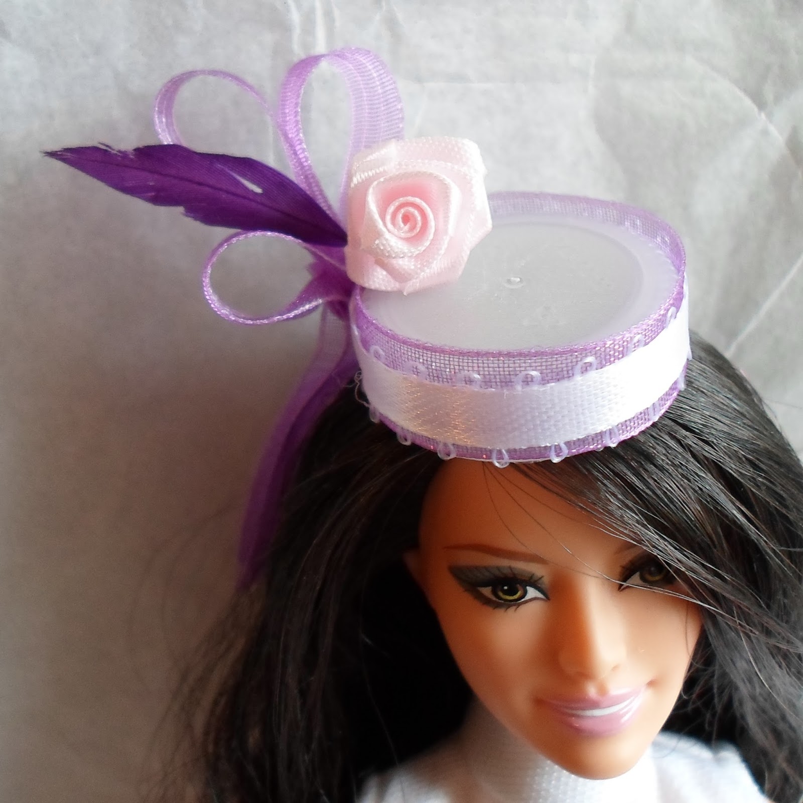 DIY Barbie Blog : Fancy Kate Middleton Inspired Hat for Barbie from