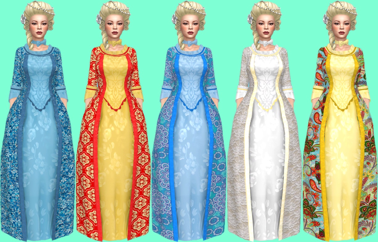 Sims 4 Welt Get Famous Costume Dresses Recolors
