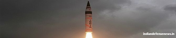 India To Conduct First User Trial of Agni-V Missile