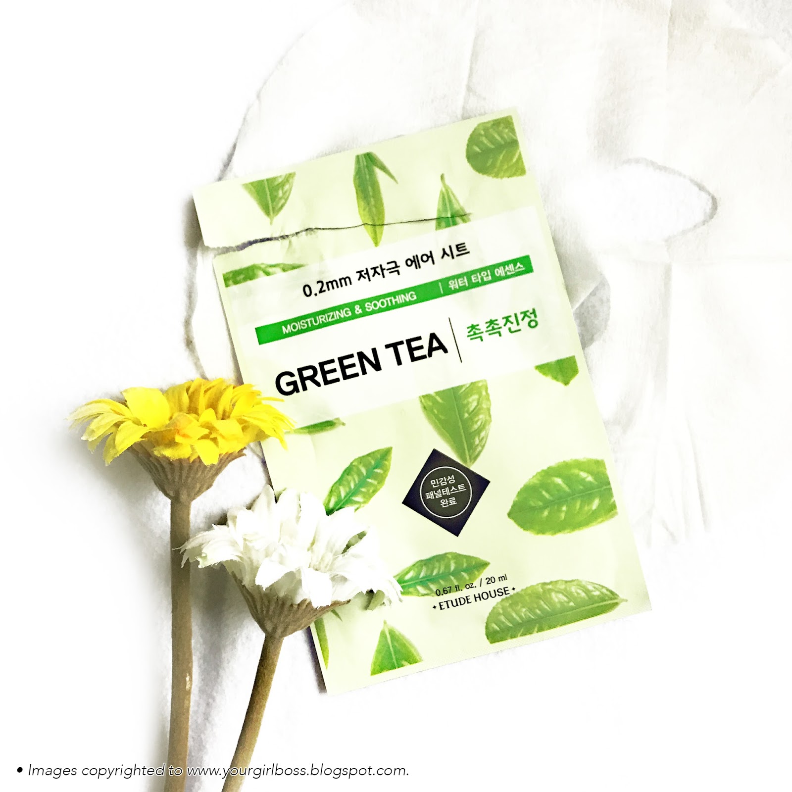 Etude house 0.2 Therapy Air Mask Green Tea Review Jean Kuah's Beauty Blog