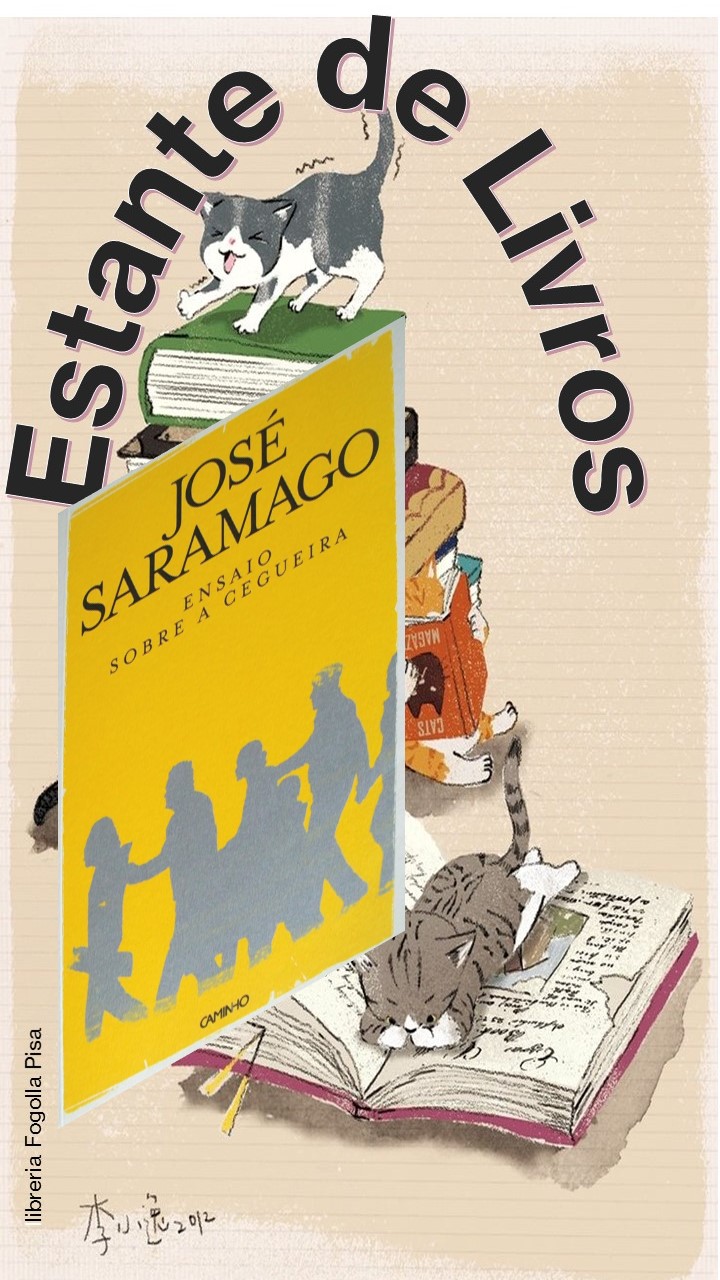 Pavilhão Literário Cultural Singrando Horizontes Estante de Livros (Ensaio sobre a cegueira, de Pavilhão Literário Cultural Singrando Horizontes Estante de Livros (Ensaio sobre a cegueira, de