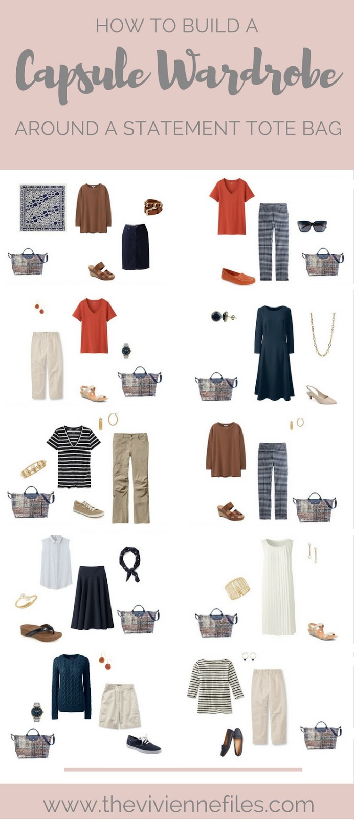 How to Build a Capsule Wardrobe Around a Statement Tote Bag | The ...
