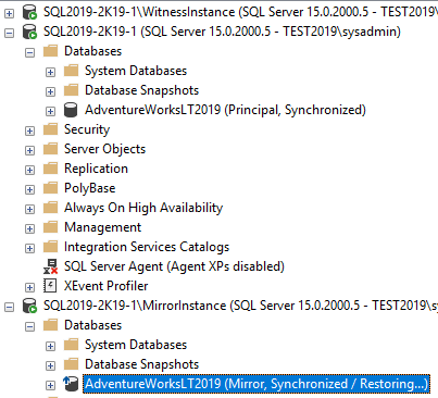 Database cannot be opened. It is in the middle of a restore. (Error 927)