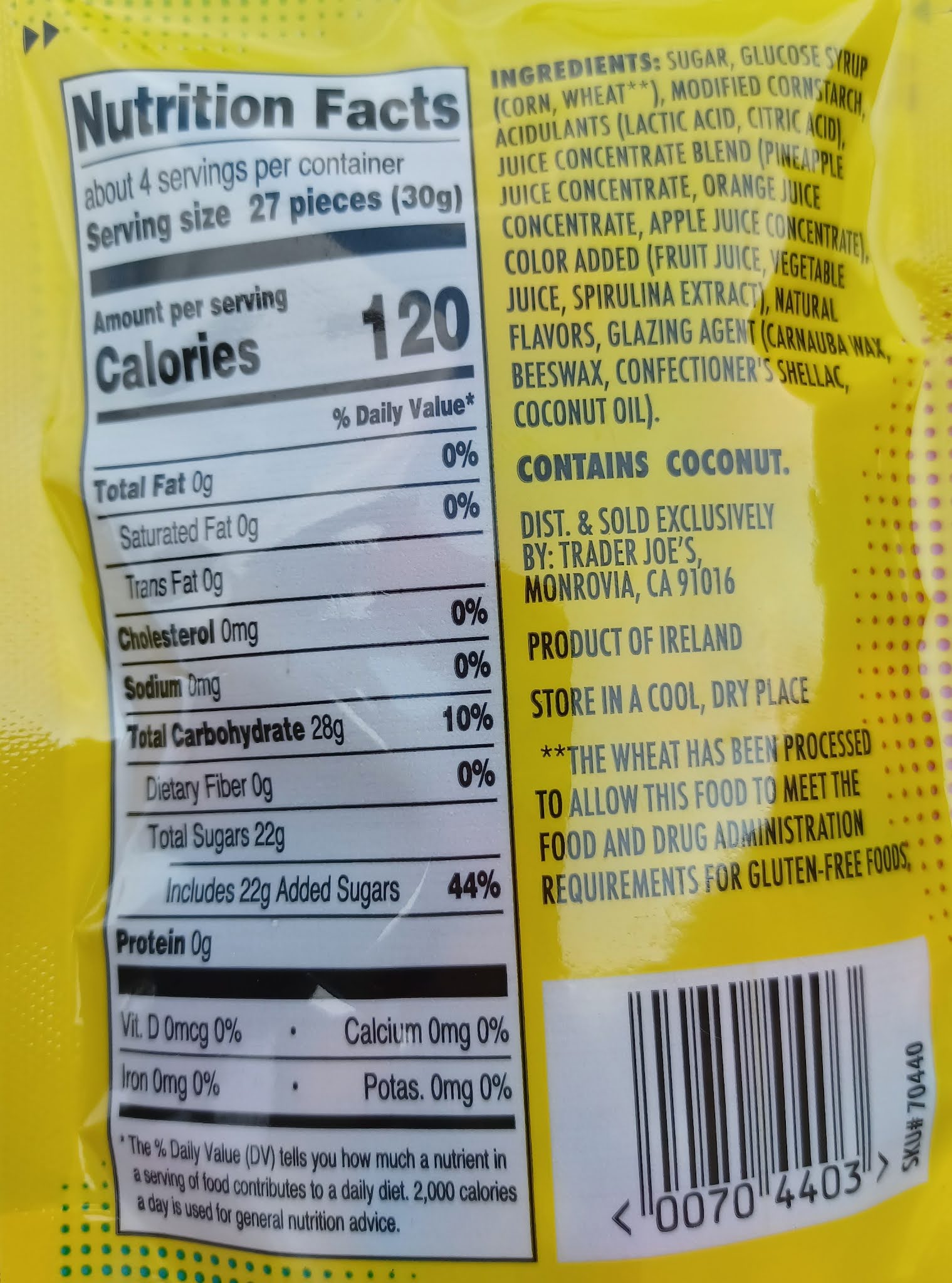 What's Good at Trader Joe's? Trader Joe's Sour Jelly Beans