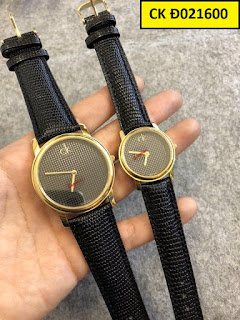 Đồng hồ cặp đôi dây da thích hợp làm quà tặng người yêu