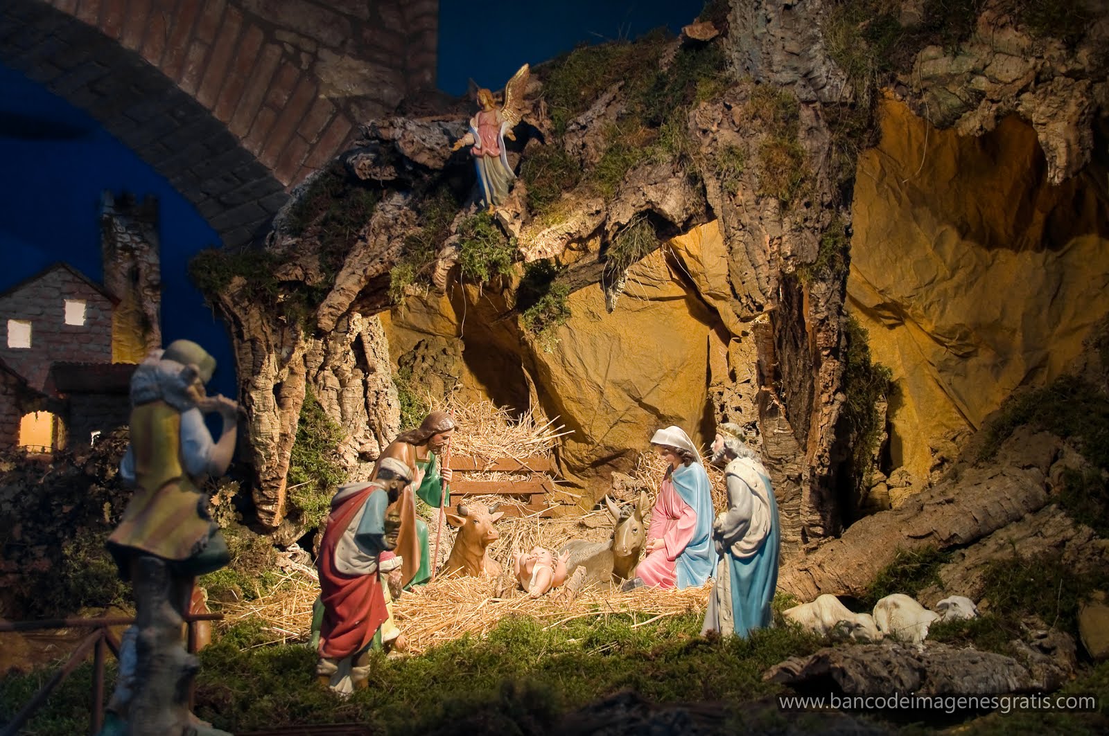 Nativity Crib Scene Italy Nativity Crib Scene Italy