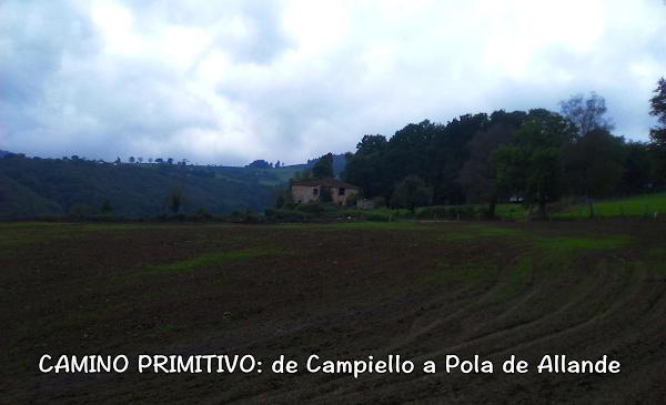 Paisaje en el Camino Primitivo en la etapa entre Campiello y Pola de Allande