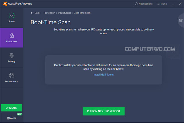 avast boot time scan additional definitions avast boot time scan additional definitions