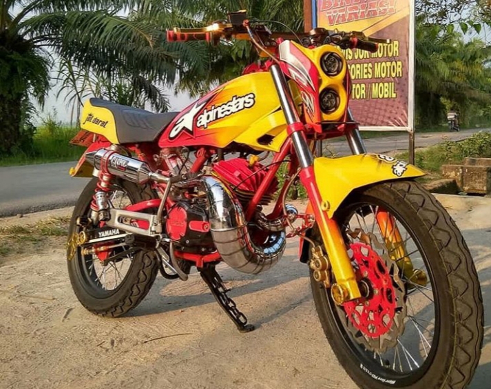 Modifikasi Rx King Warna Kuning Original, Emas, Polos, Lemon Dan