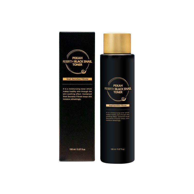 Nước hoa hồng ốc sên PEKAH( tái tạo da)-PEKAH Rebirth Black Snail Toner - (Hộp) 8 628895dea0c61