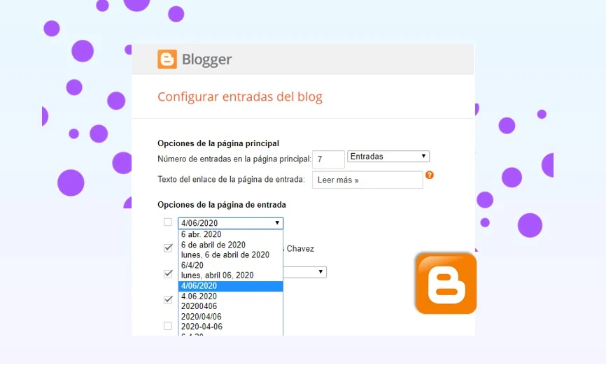 Corregir error en los datos estructurados al configurar en Blogger