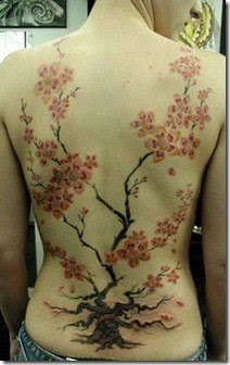 Tatuajes de árboles chinos Tatuajes de árboles chinos
