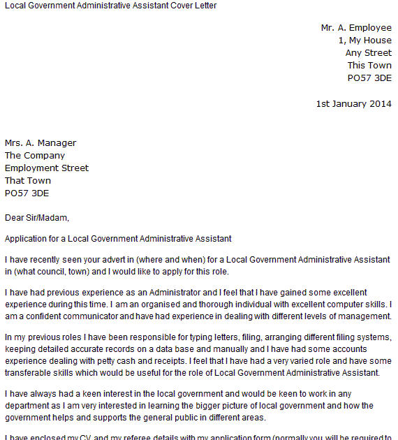 Sample Cover Letter For Local Government Position Sample Letter sample-cover-letter-for-internships-in-government-cover-letter-for