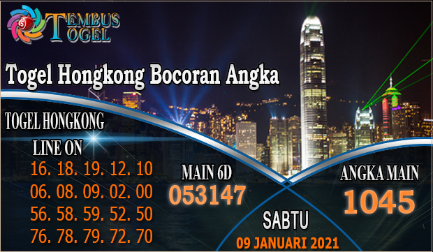 Togel Hongkong Bocoran Jitu - Hari Sabtu 09 Januari 2021