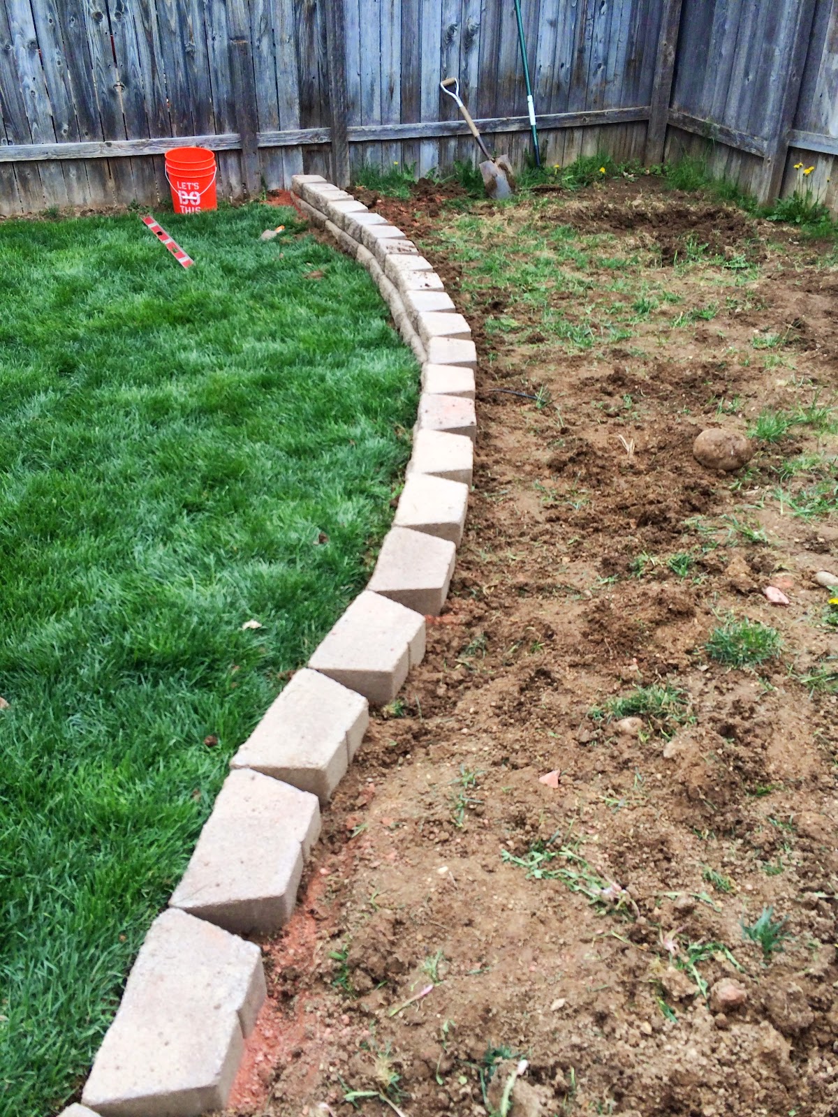 The Burrow Laying a patio Why do we need a retaining wall?